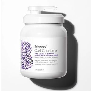 Briogeo
Curl Charisma™ Rice Amino + Avocado Hydrating & Defining Hair Mask 32oz
